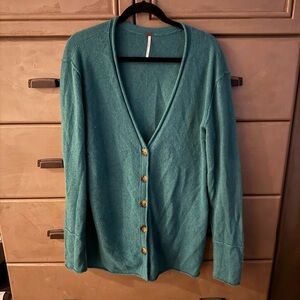 Free people harmony cashmere cardigan sweater size L